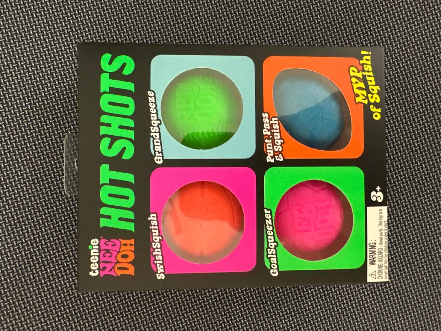 ⚽️Teenie Nee Doh Hot Shots Squishy Balls