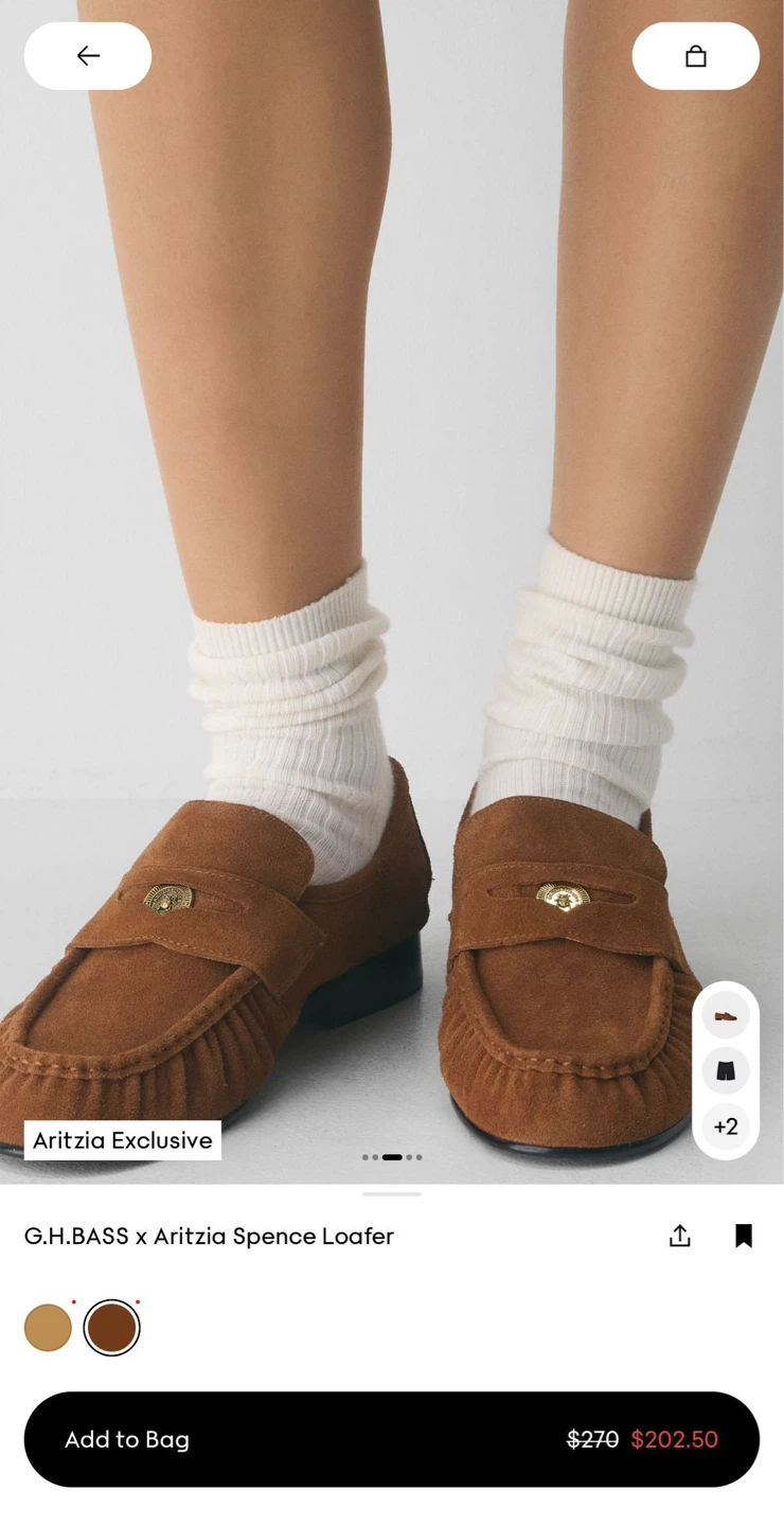 G.H. Bass x Aritzia Spence Loafer
