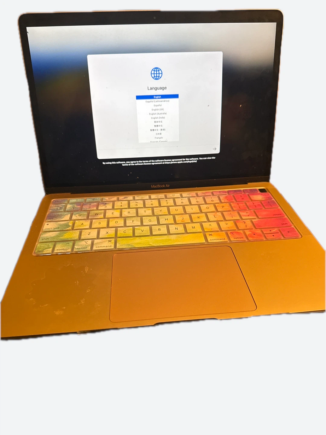 Apple MacBook Air (2020) 13.3” Laptop with case