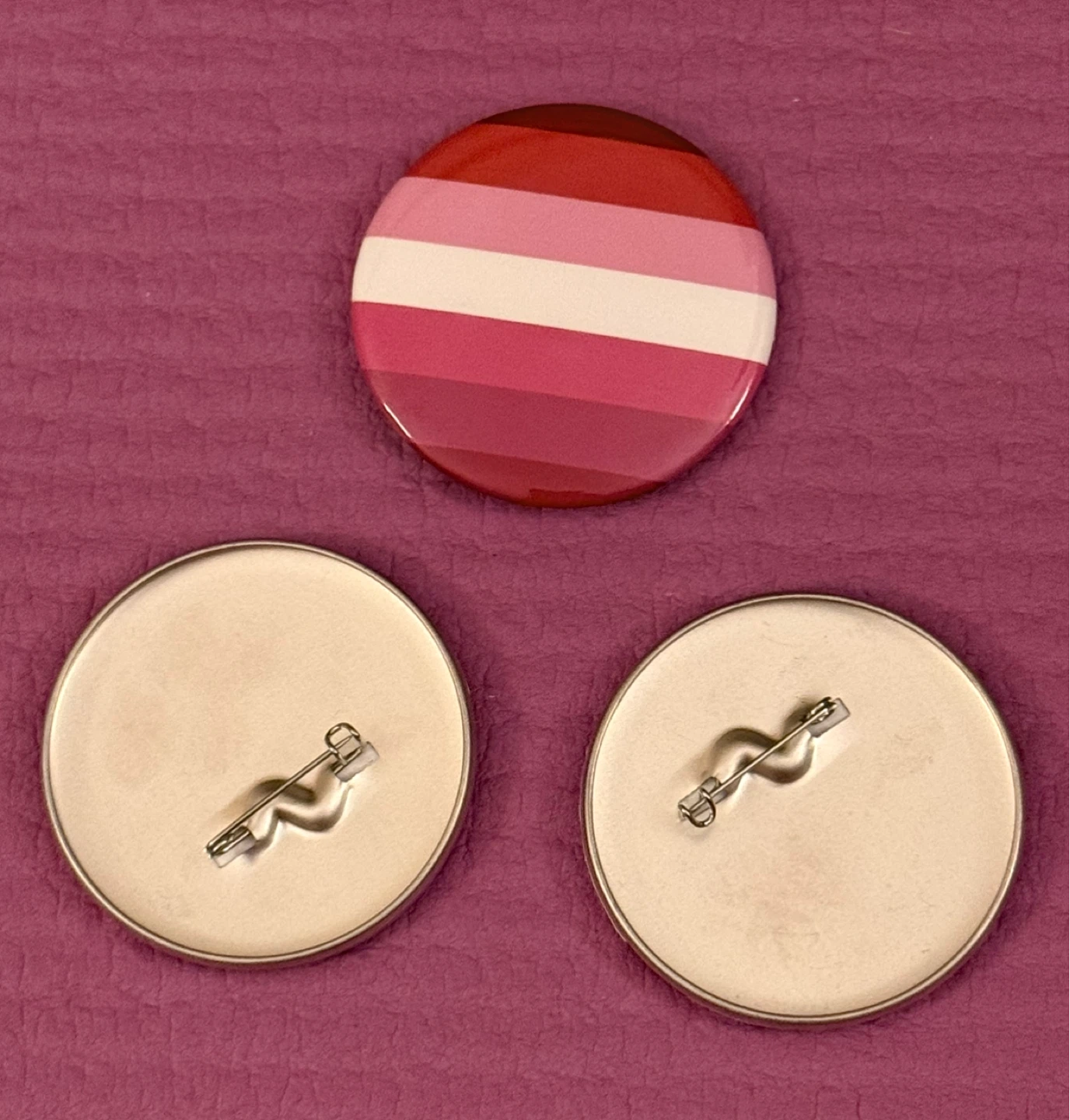 NEW⚽️5 Pride Flag Pinback Buttons - photo 2