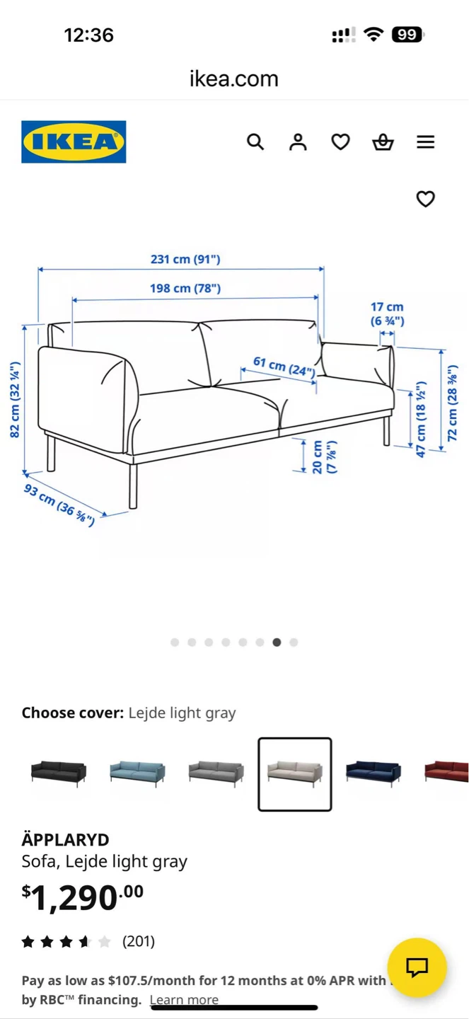 two IKEA sofas - photo 2