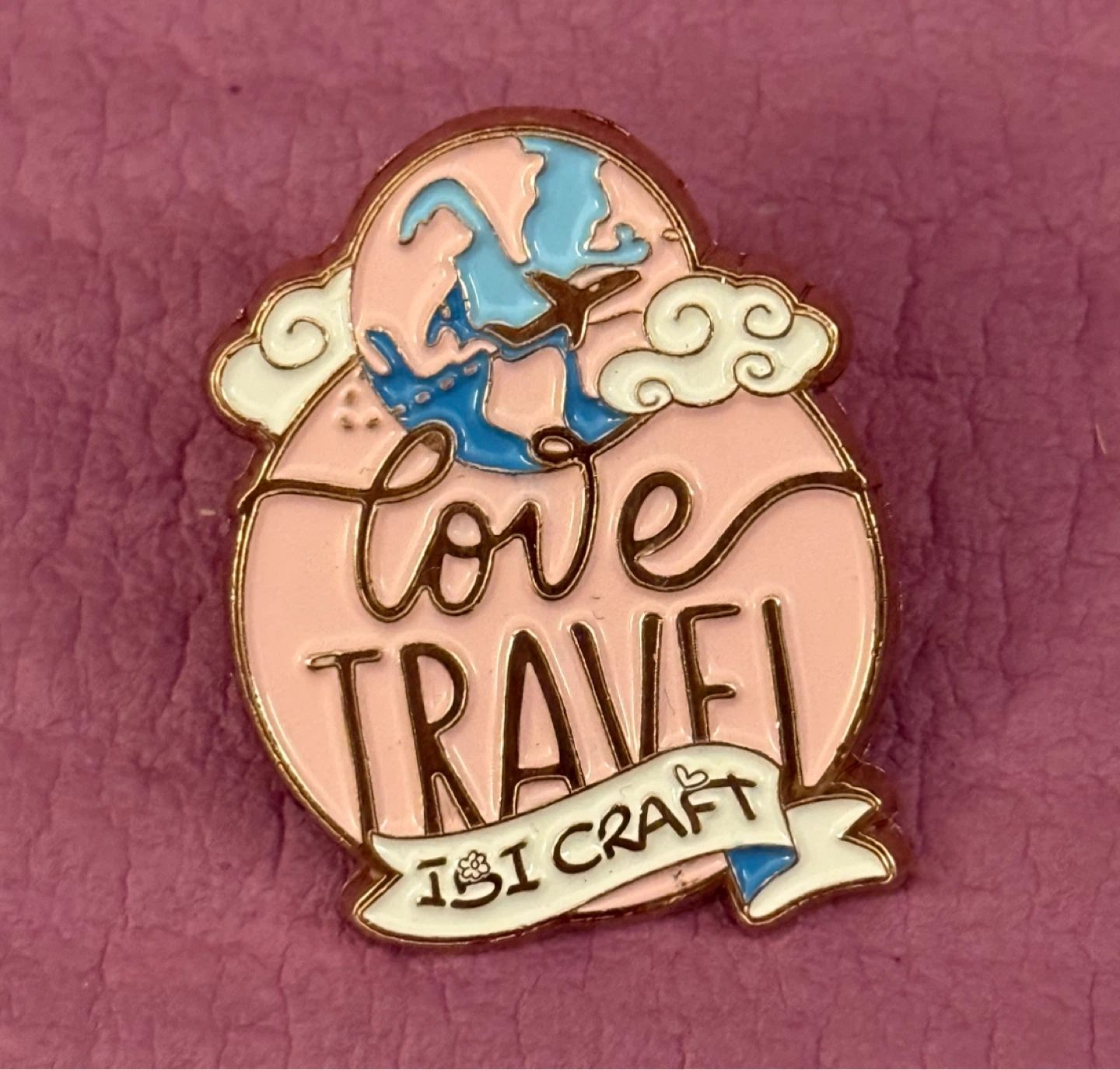 NEW⚽️ Love Travel Enamel Pin
