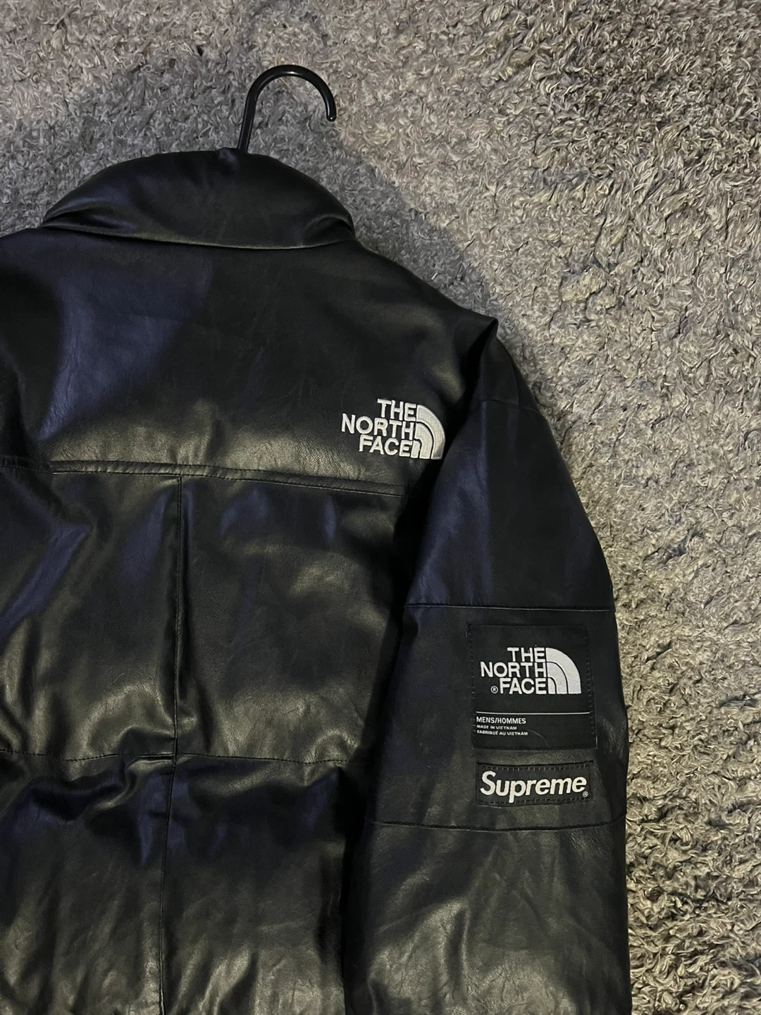 Supreme x The North Face Supreme® Leather Nuptse Jacket - photo 4