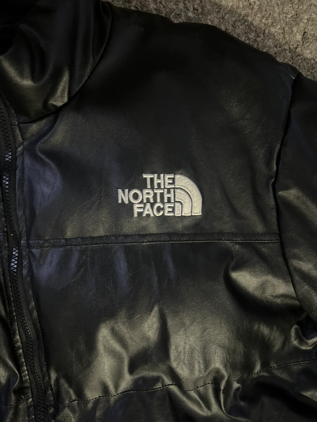 Supreme x The North Face Supreme® Leather Nuptse Jacket - photo 2