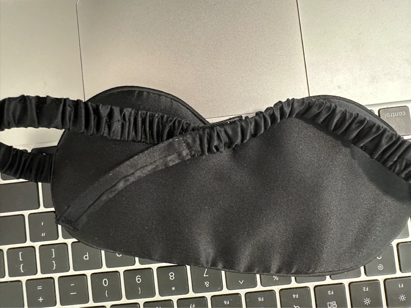 ⚽️Black Sleep Mask pure silk guaranteed - photo 2