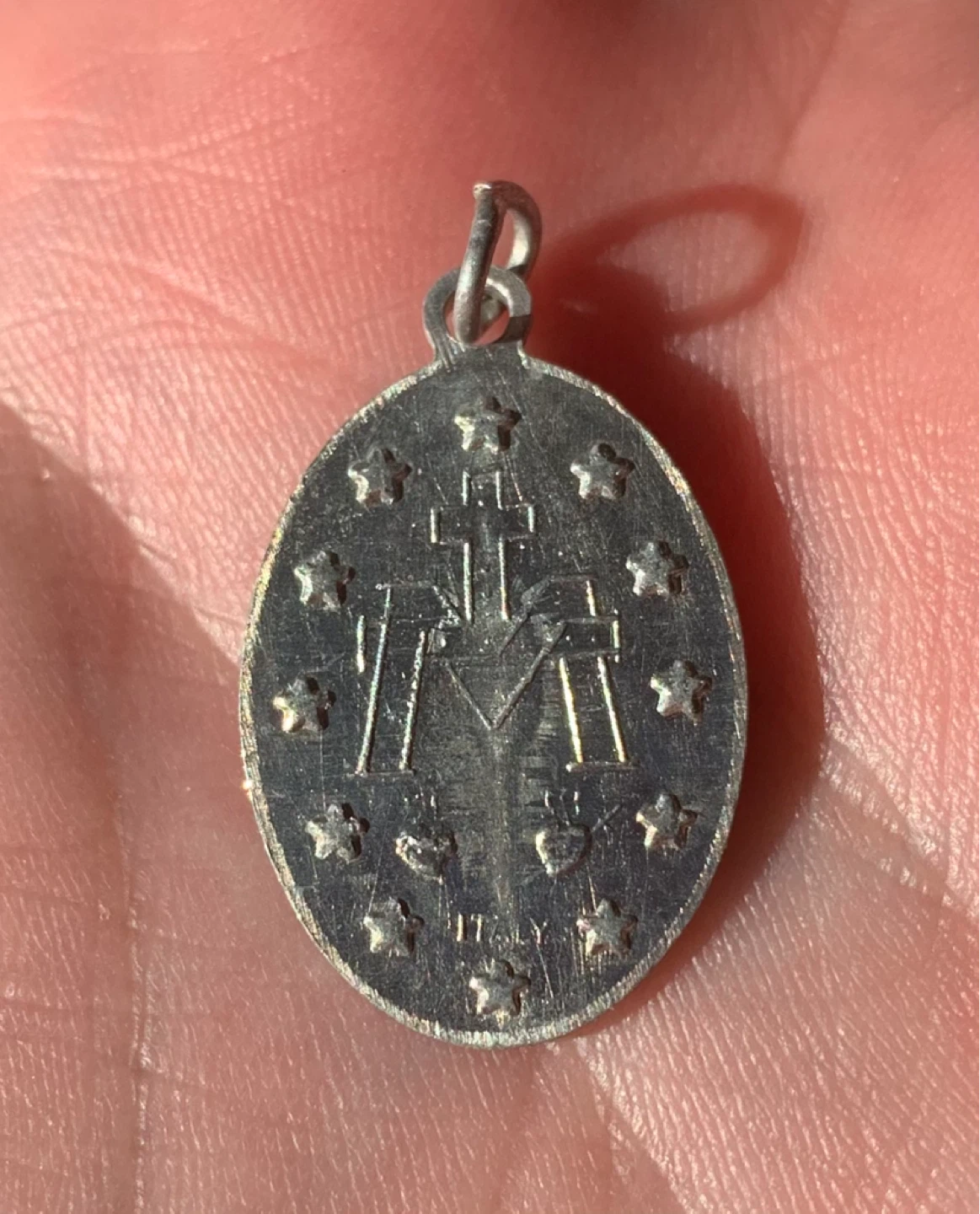 Small Miraculous Medal Pendant ⚽️ - photo 2