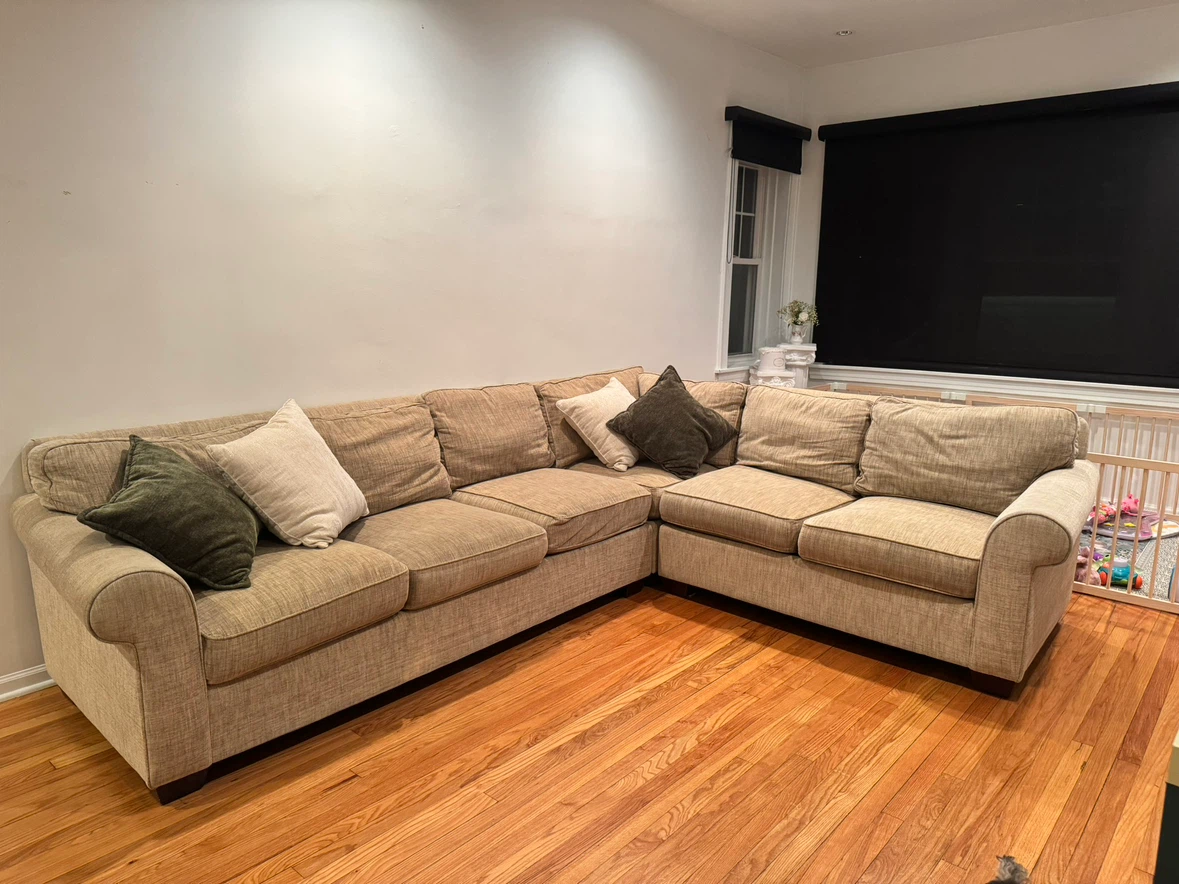Beige Sectional Sofa