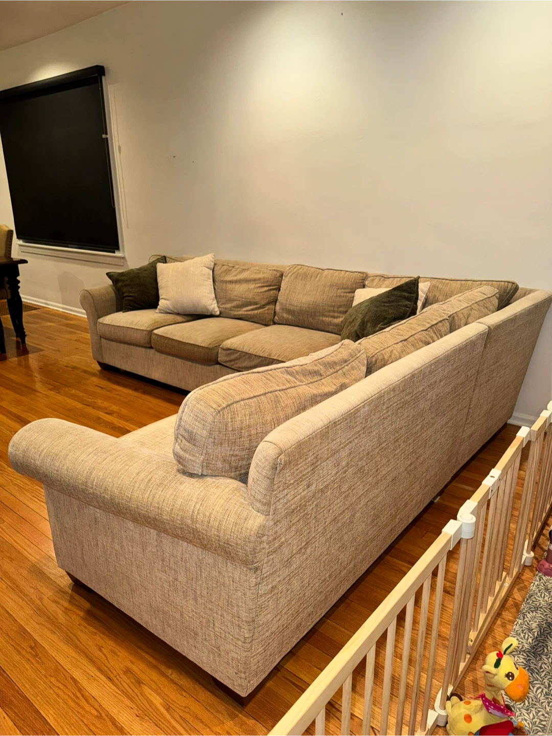 Beige Sectional Sofa - photo 3