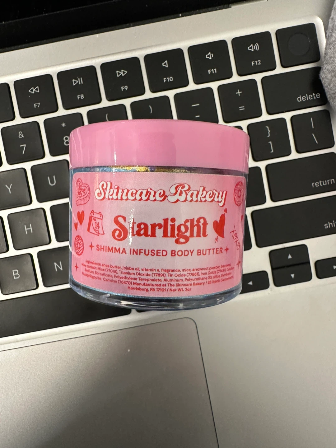 ⚽️Skincare Bakery Starlight Shimmer Infused Body Butter 2oz