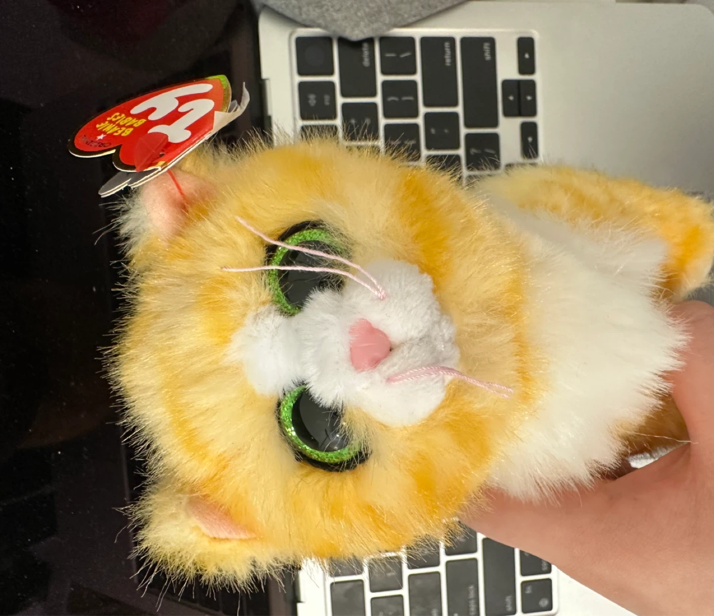 ⚽️Ty Beanie Baby Orange Tabby Cat Plush