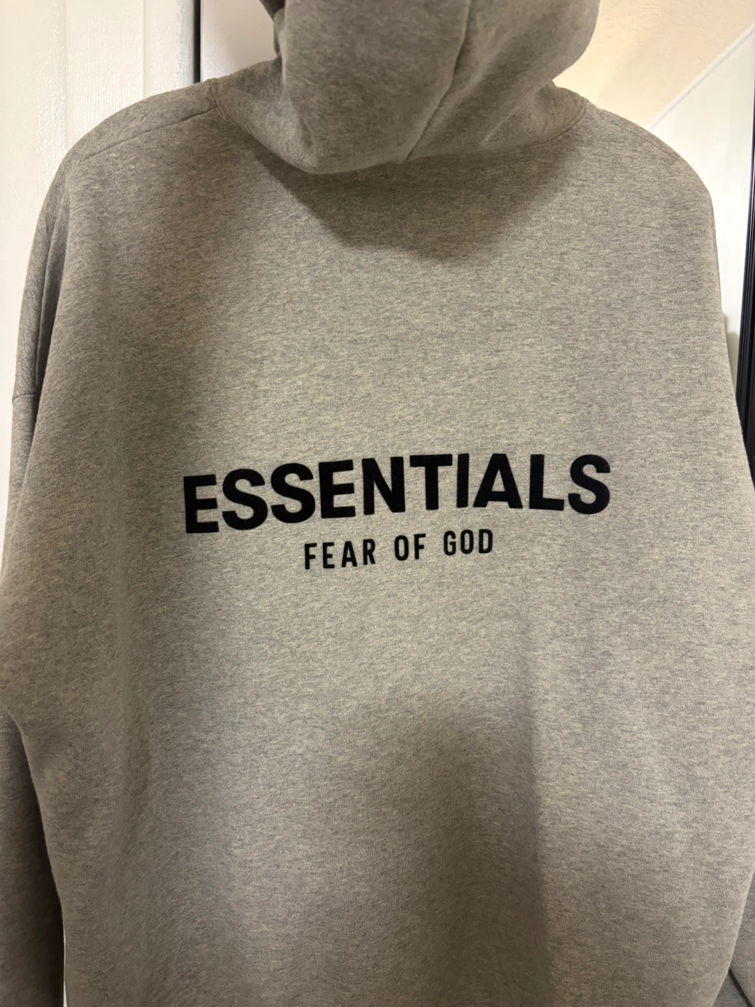 Fear of God Essentials Grey Hoodie - photo 5
