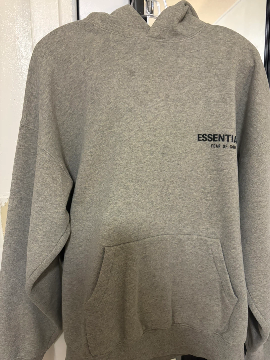 Fear of God Essentials Grey Hoodie - photo 2