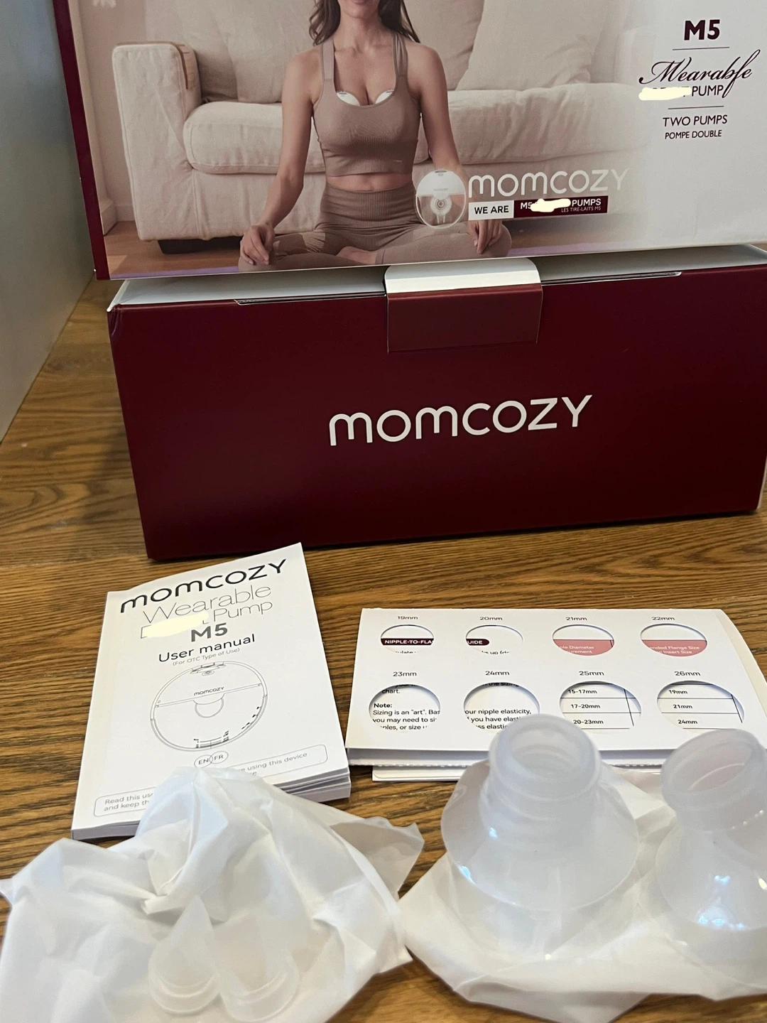 Momcozy M5 Wearable Double Electric Breast Pump - photo 2