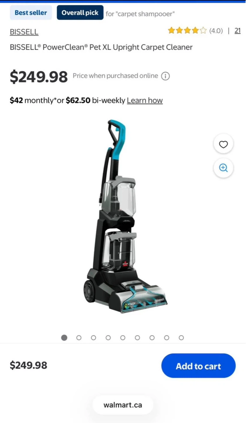 BISSELL PowerClean Pet XL Upright Carpet Cleaner - photo 4