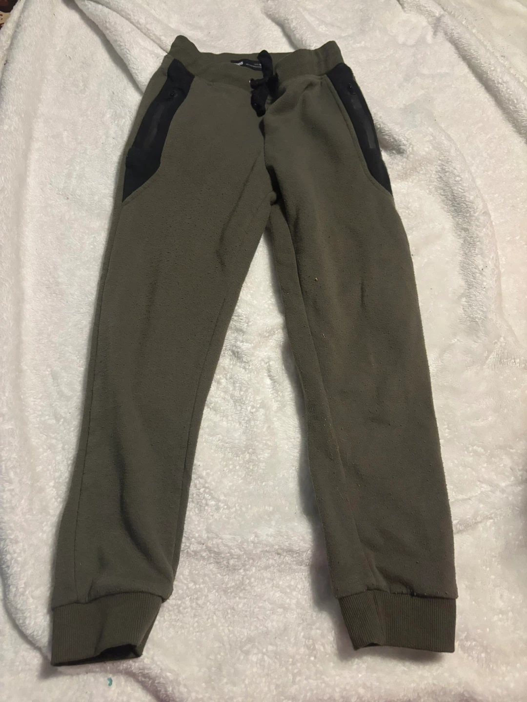 UKIDS Jogger Pants - Khaki Green - Size M (10/12)