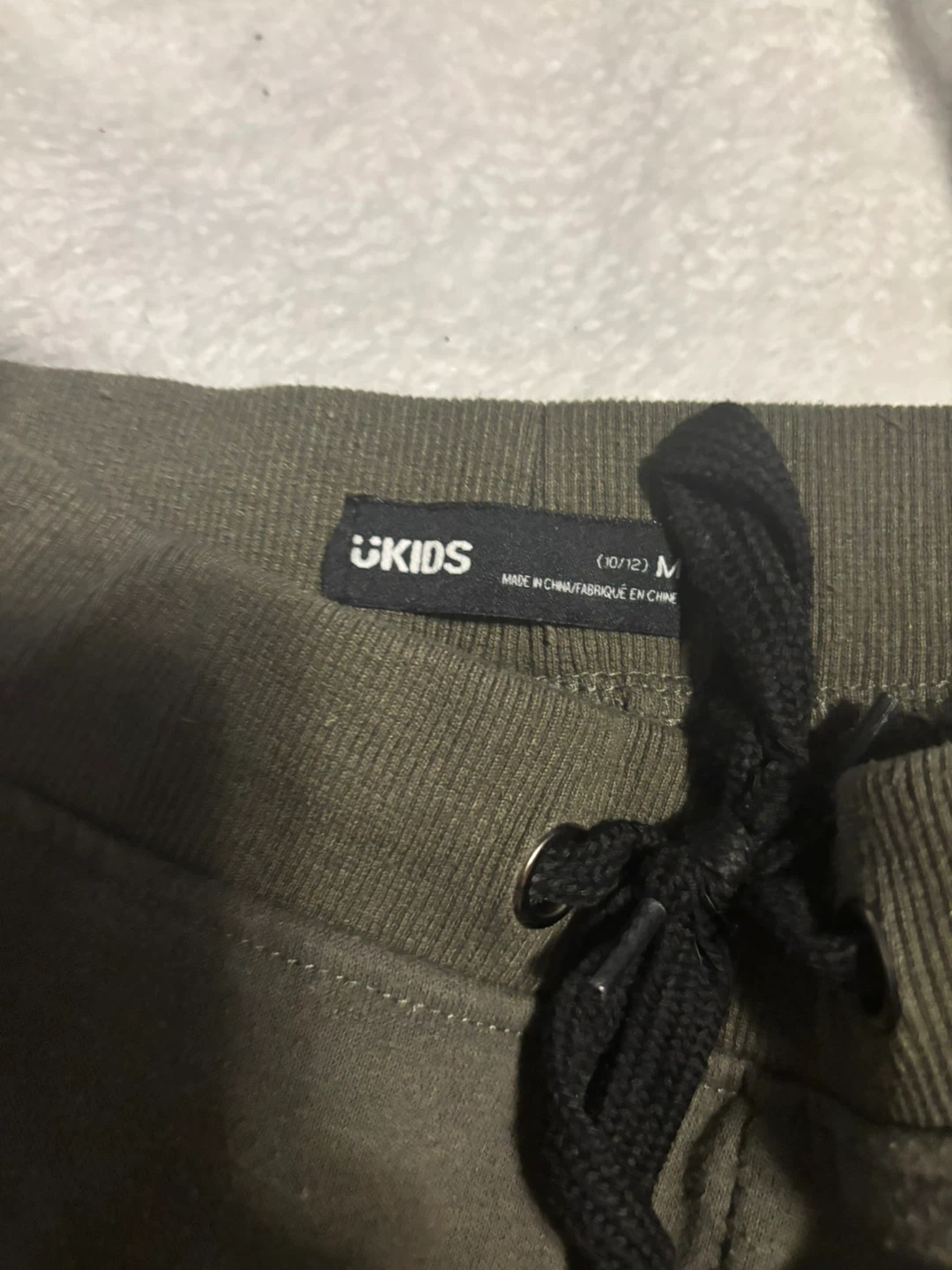 UKIDS Jogger Pants - Khaki Green - Size M (10/12) - photo 2