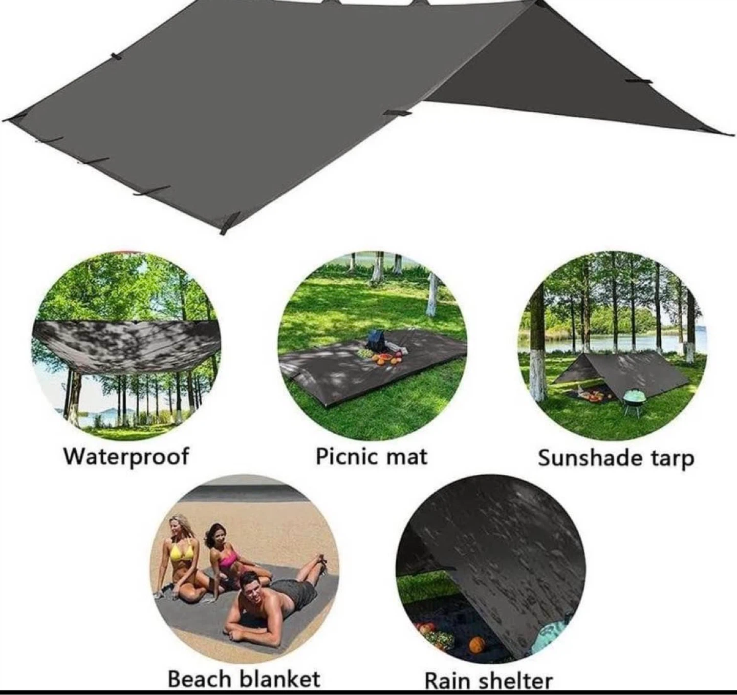 El Fuego Hammocks Camping Tarp 3m x 4.5m - photo 2