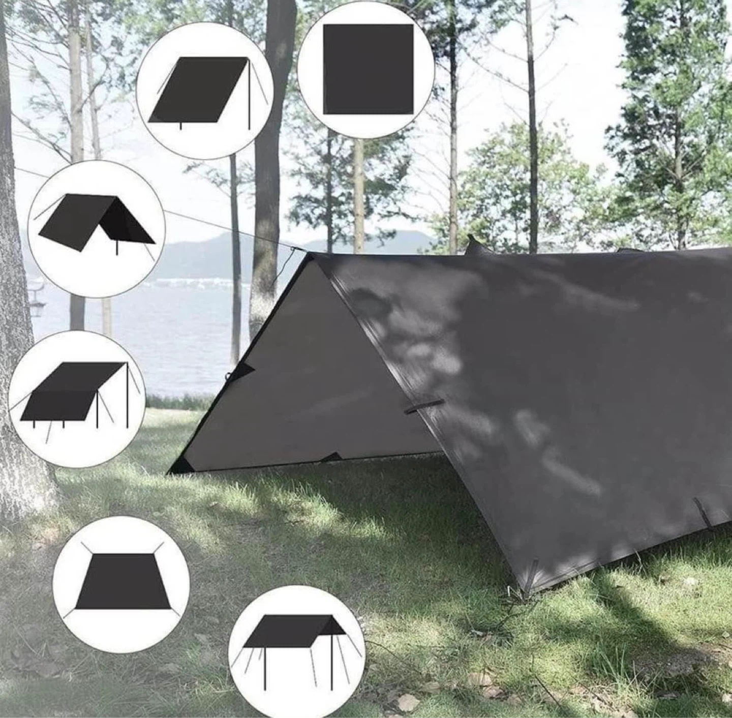 El Fuego Hammocks Camping Tarp 3m x 4.5m - photo 3