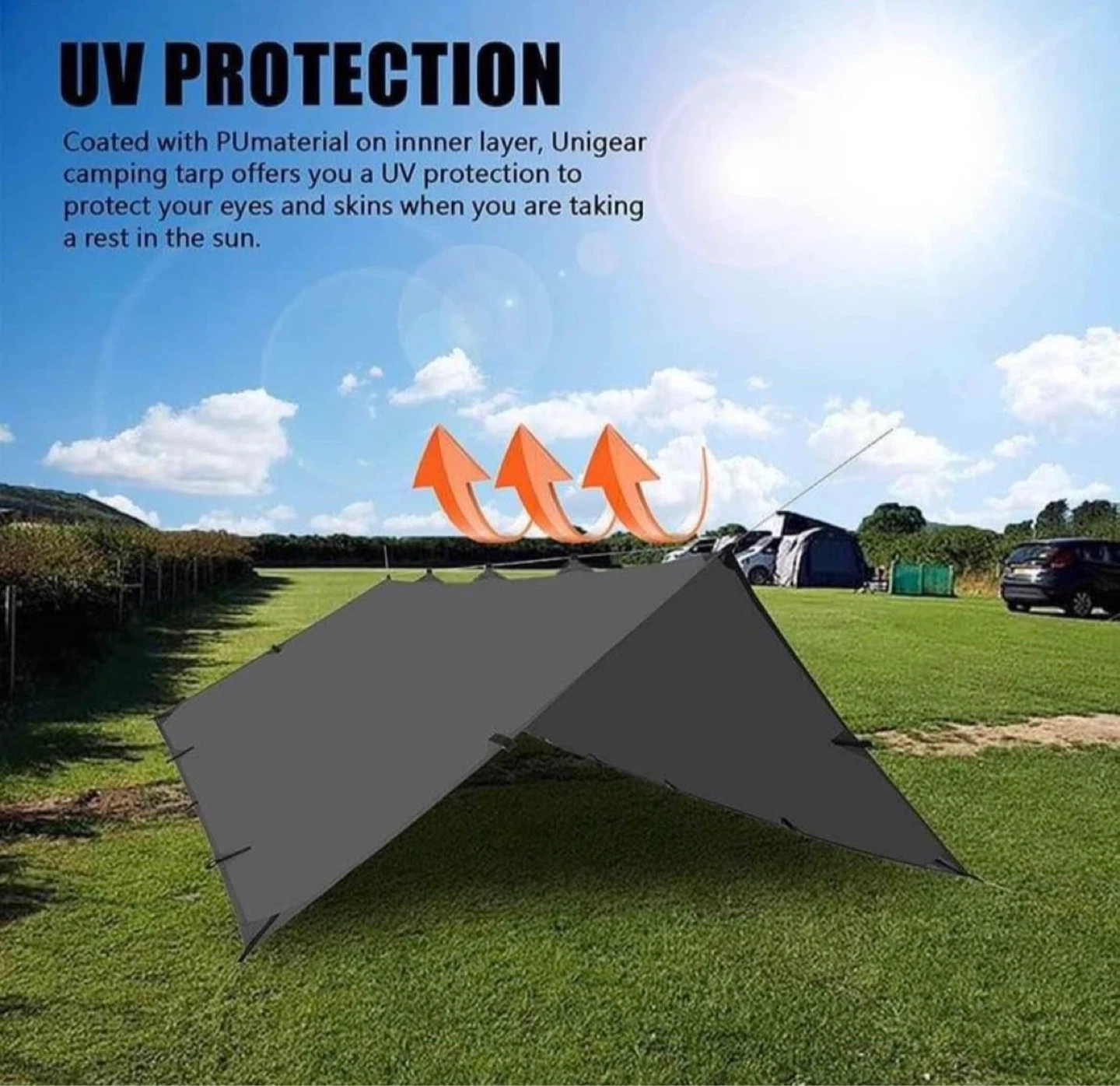 El Fuego Hammocks Camping Tarp 3m x 4.5m - photo 4