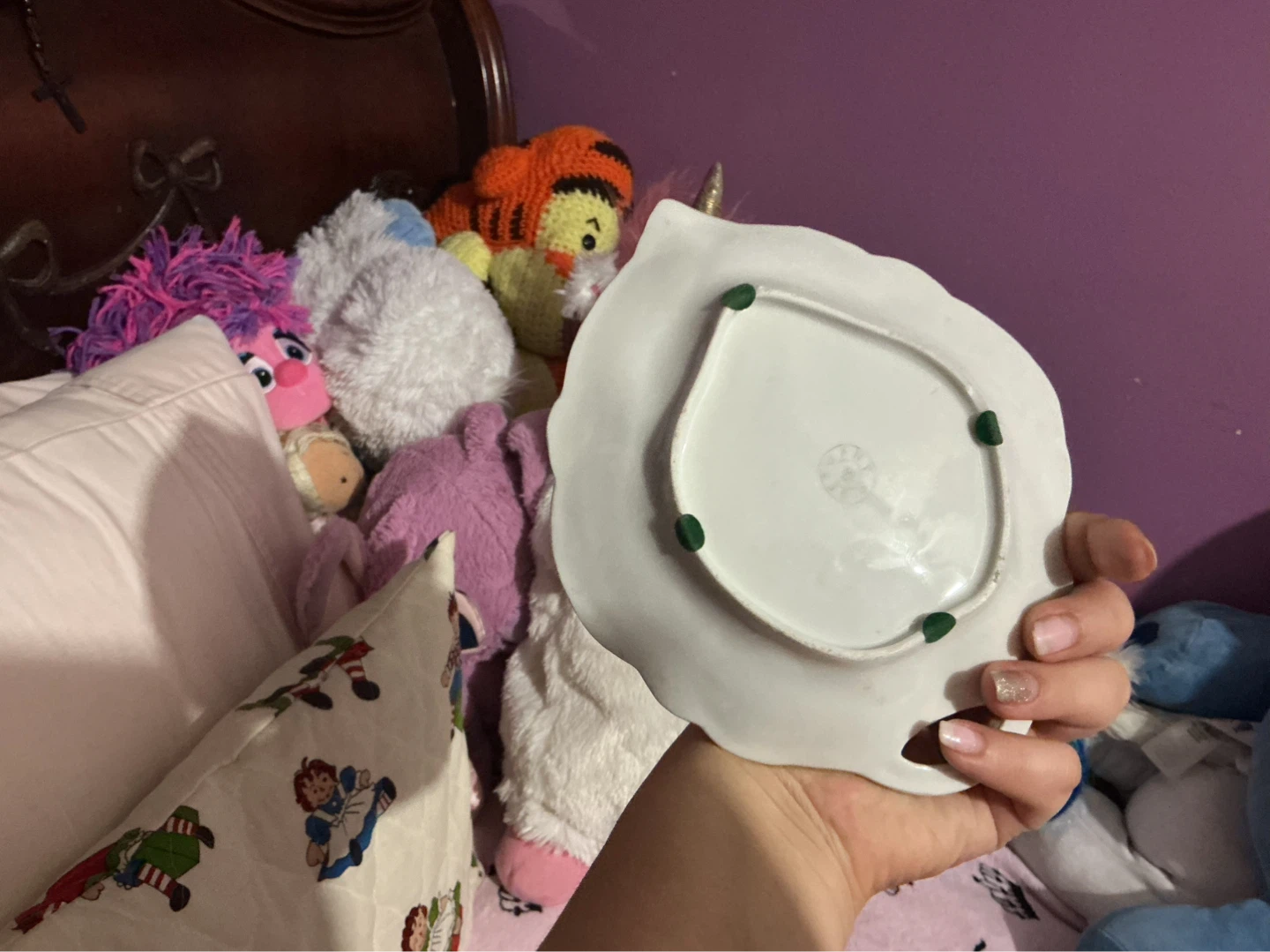 Decorative Floral Trinket Dish ⚽ - photo 2