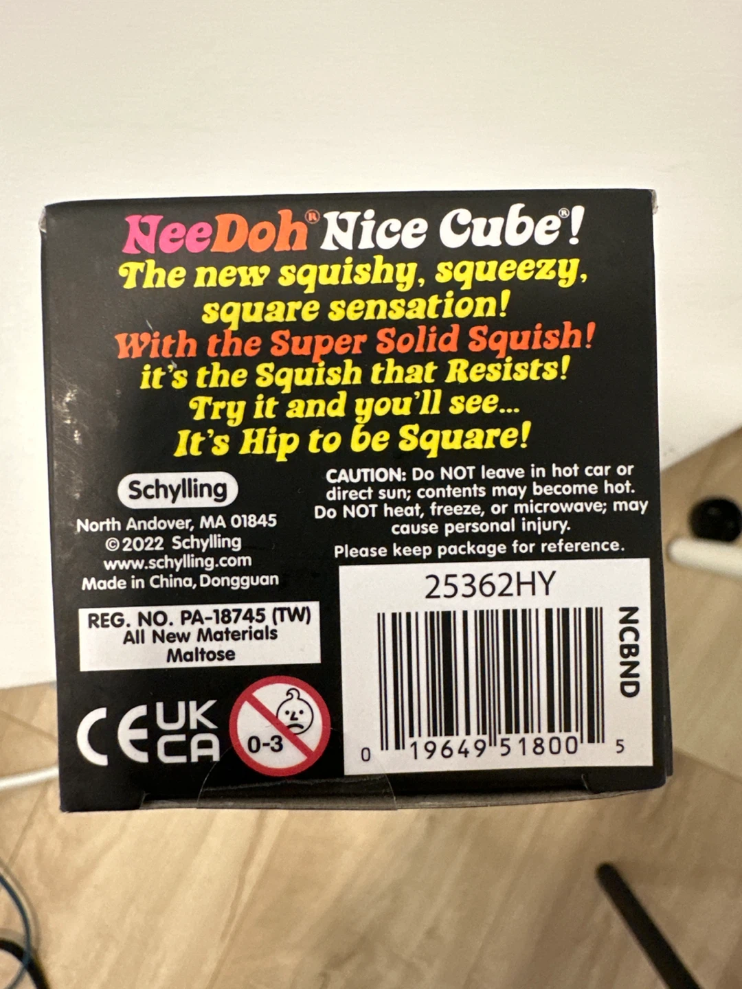 ⚽️Nee Doh Nice Cube Super Solid Squish Toy - photo 3