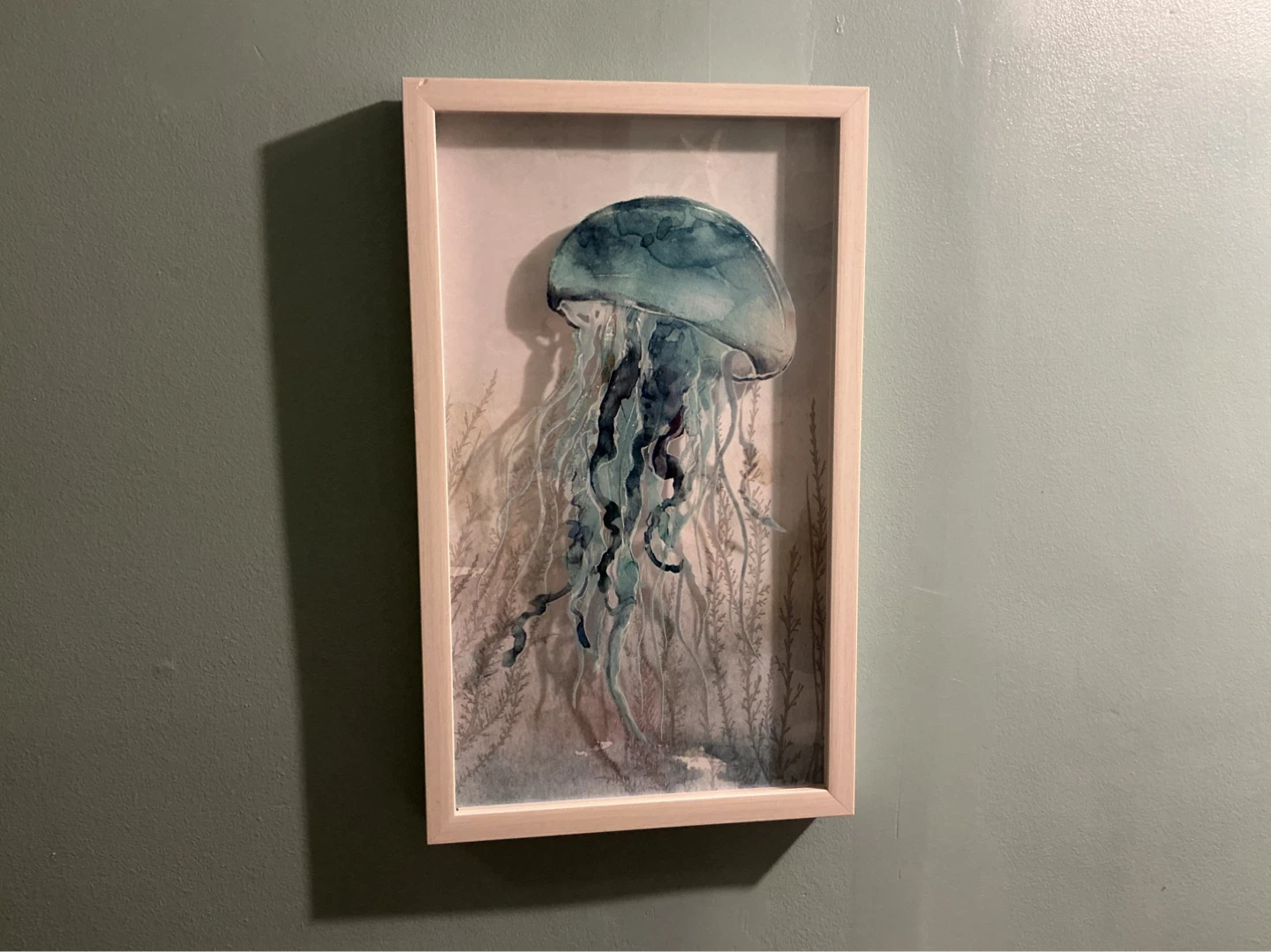 Framed Jellyfish Wall Art ⚽