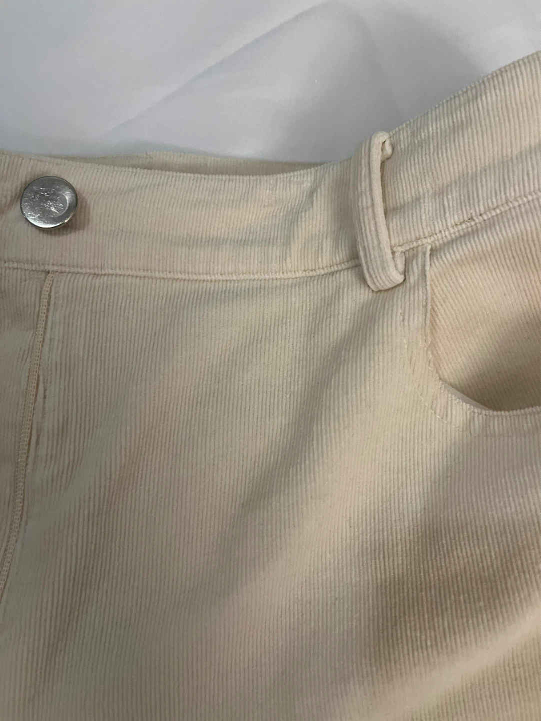PonyTail(korean designer brand) Corduroy Pants - Cream - Medium - photo 3
