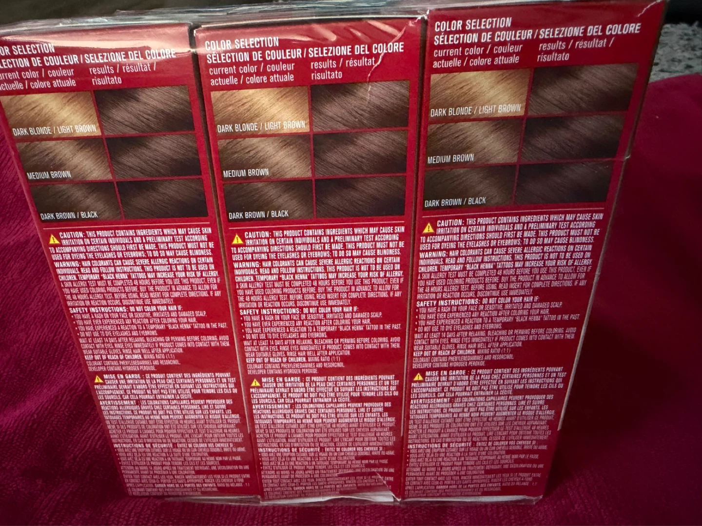 3 pk Revlon Colorsilk Beautiful Color 32 Dark Mahogany Brown ⚽ - photo 2