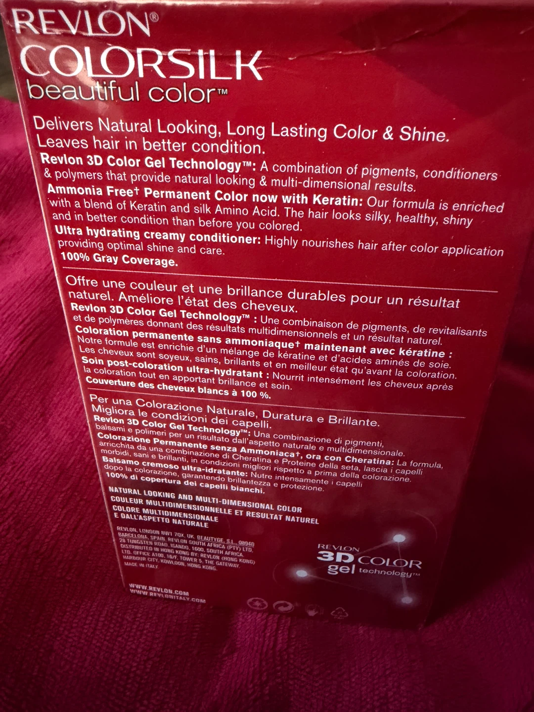 3 pk Revlon Colorsilk Beautiful Color 66 Cherry Red - photo 3