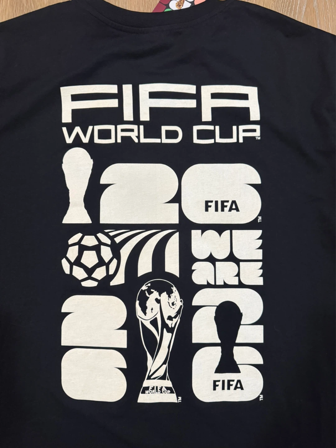 FIFA World Cup 2026 Men’s Black T-Shirt Size Large - photo 4