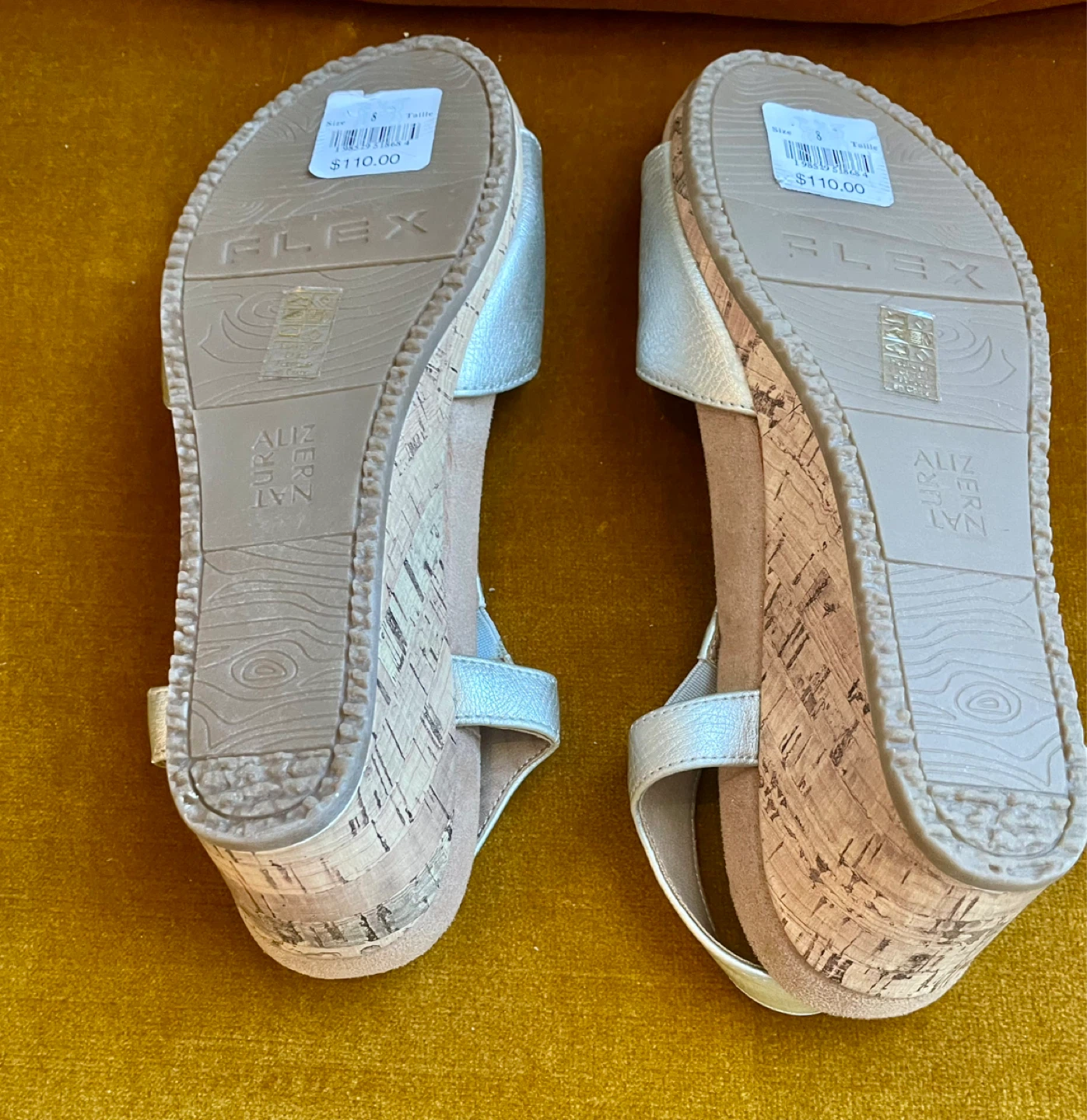 Naturalizer Gold Wedge Sandals - photo 4
