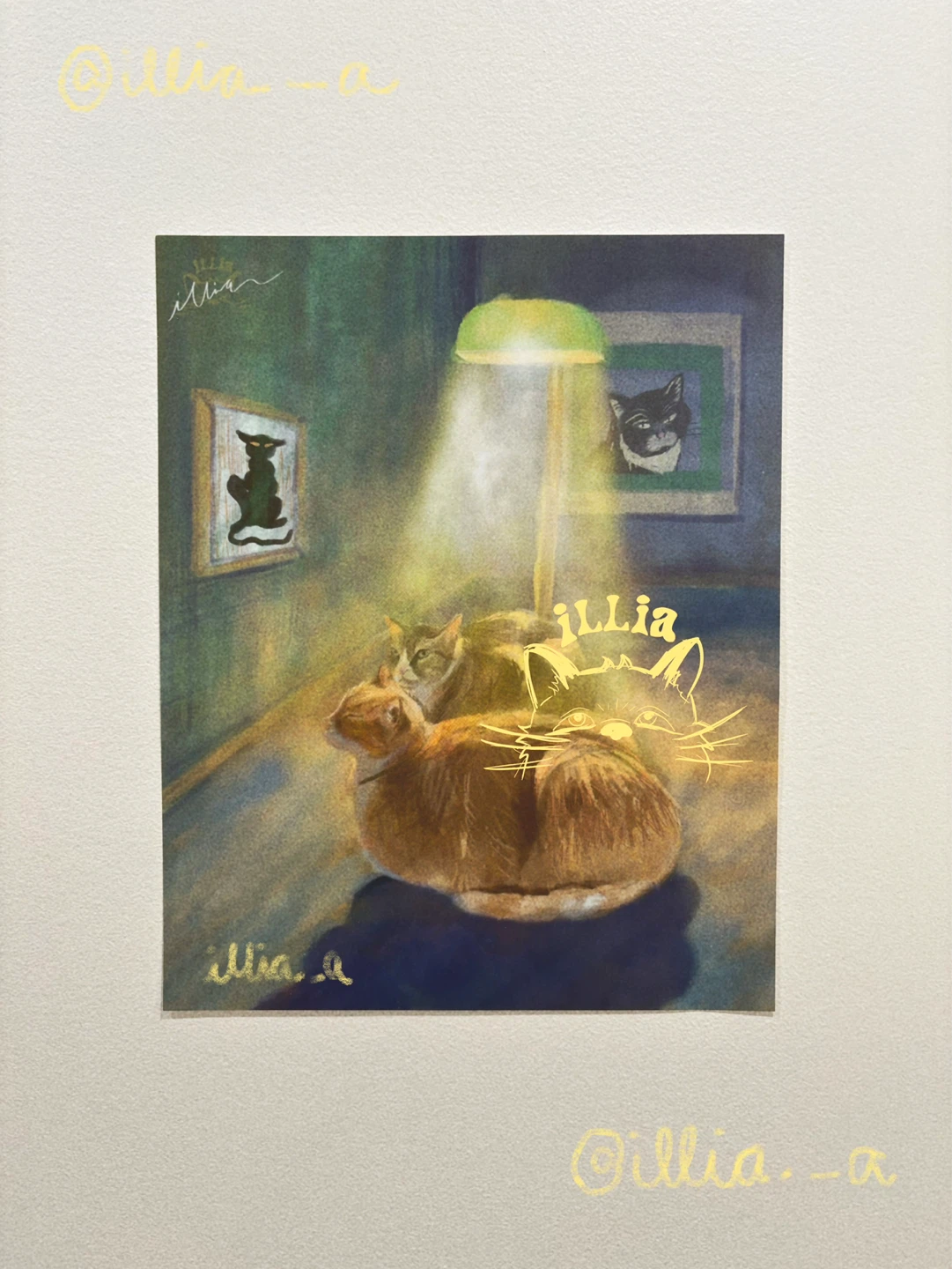 Cats Bathing in the Light | Made by a Psych University Student - photo 3