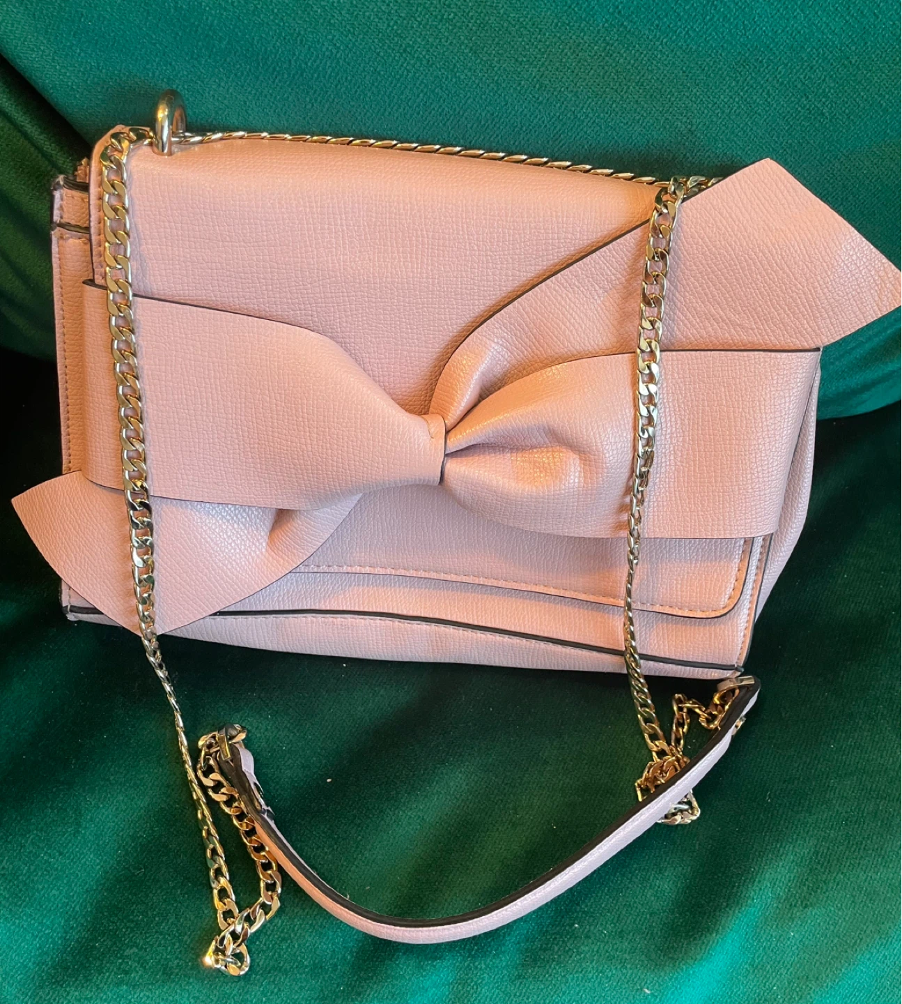 Dune London Pink Bow Crossbody Bag