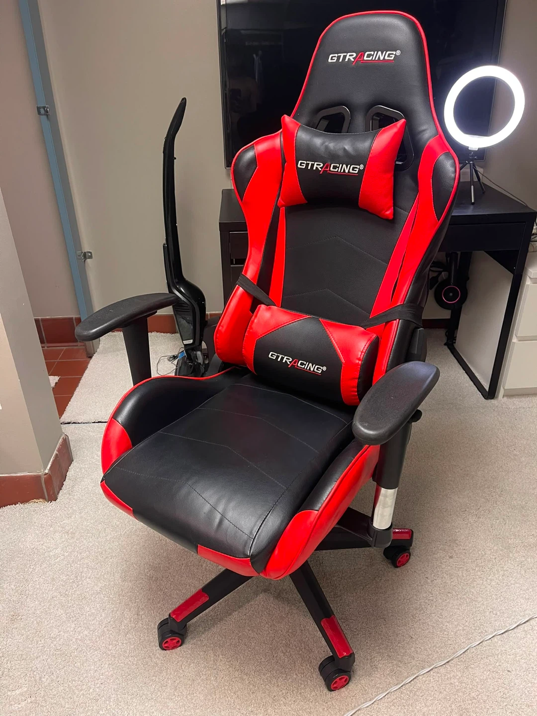GTRacing Gaming Chair - Black & Red