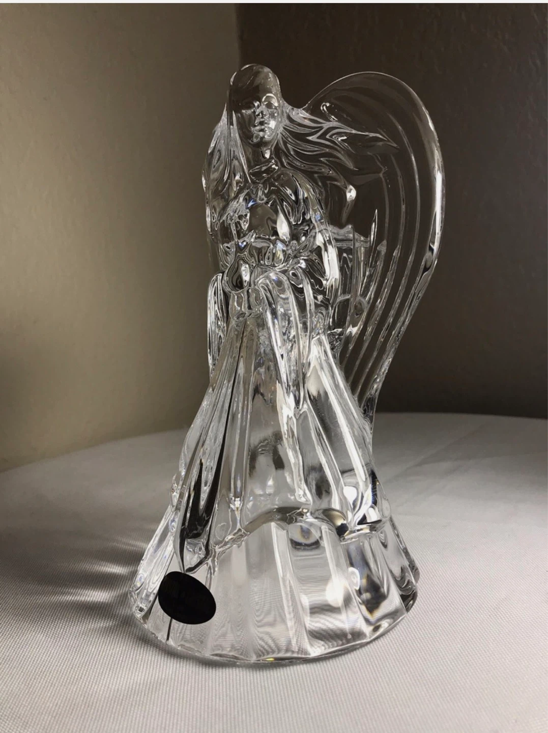 A Set Of 2 Vintage St George Crystal Candleholders - photo 4