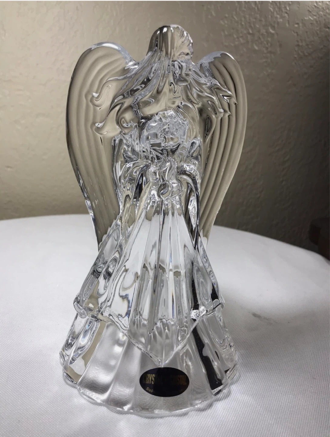 A Set Of 2 Vintage St George Crystal Candleholders - photo 5