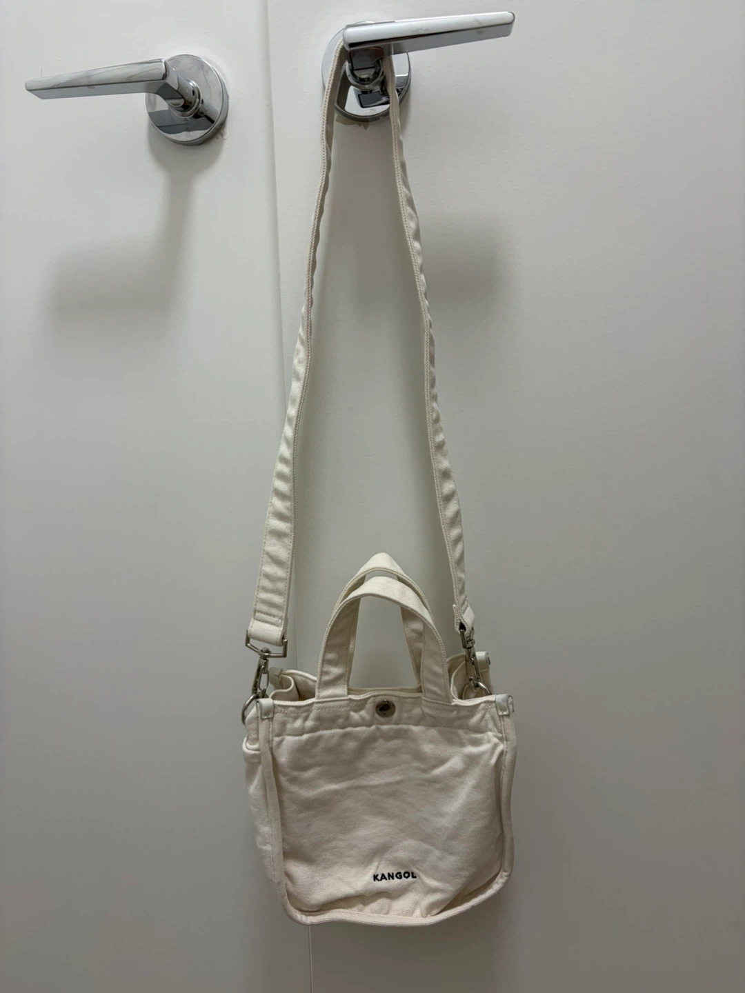 Kangol White Canvas Tote Bag - photo 2