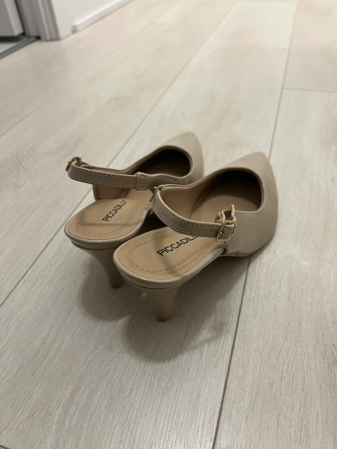 Women's Slingback Heels - Beige - photo 2