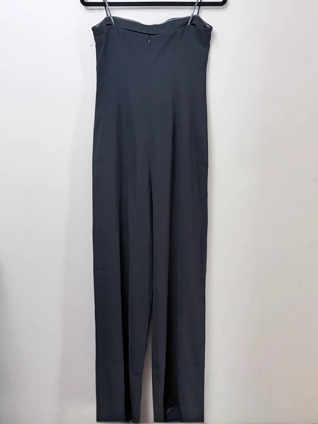 Forever 21 Black Strapless Wide Leg O-Ring Jumpsuit M - photo 4
