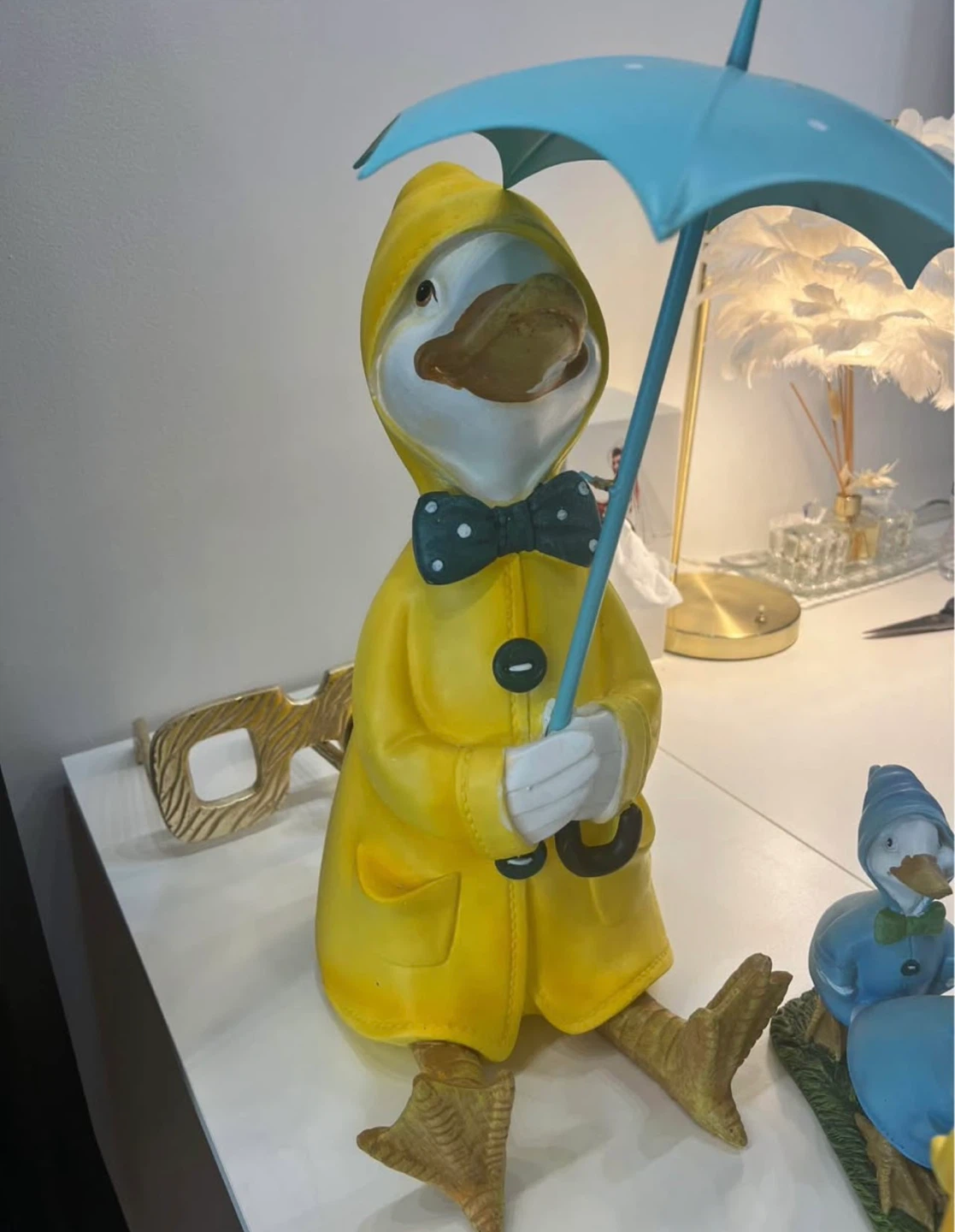 Cute Duck Figurines with Umbrellas (Set of 5) - photo 2