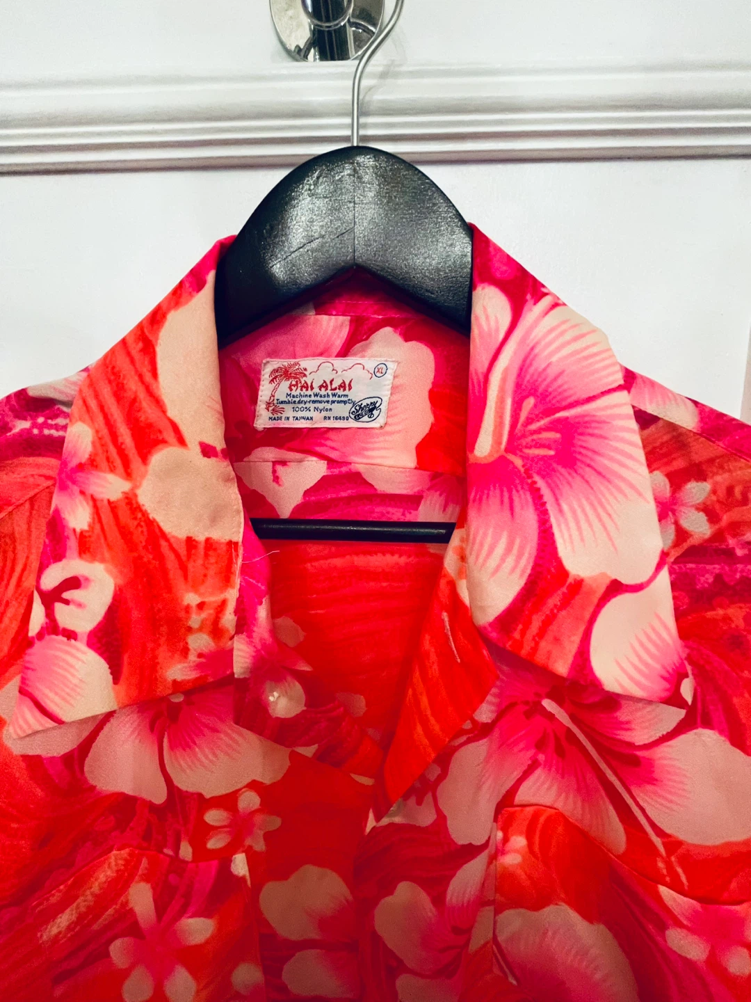 Hale Ala Hawaiian Shirt - Red Floral - photo 2