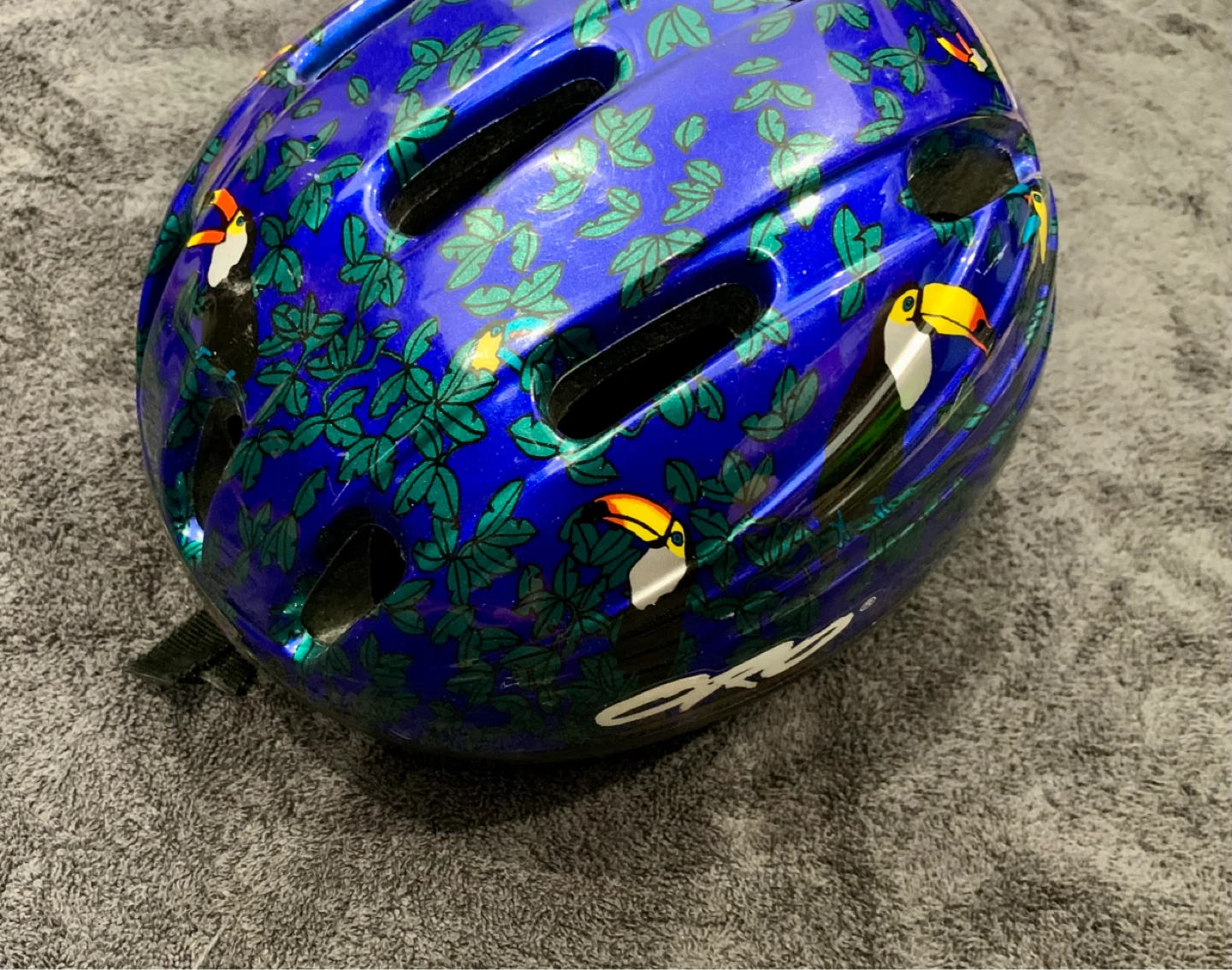 Kids Bike Helmet with Toucan Design - photo 3