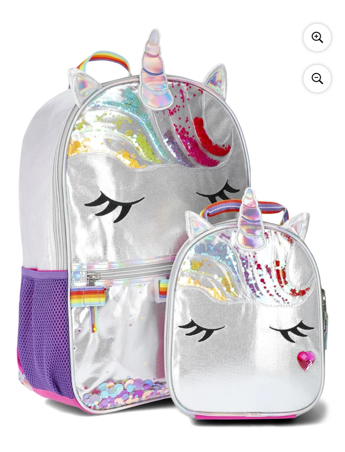 Girls Unicorn Backpack with Lunch Box Set⚽️ - photo 3