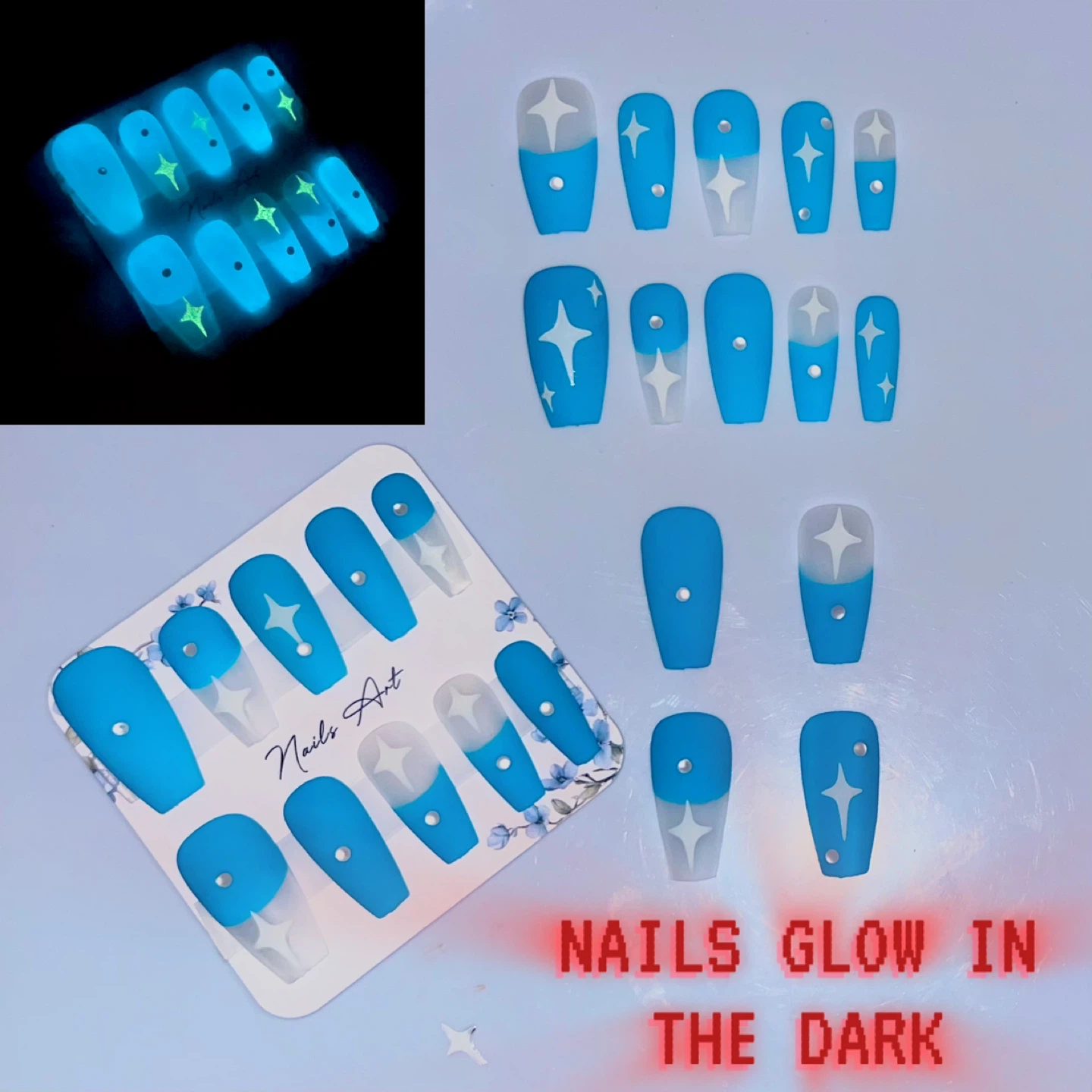 Press-On Nails (Glow)