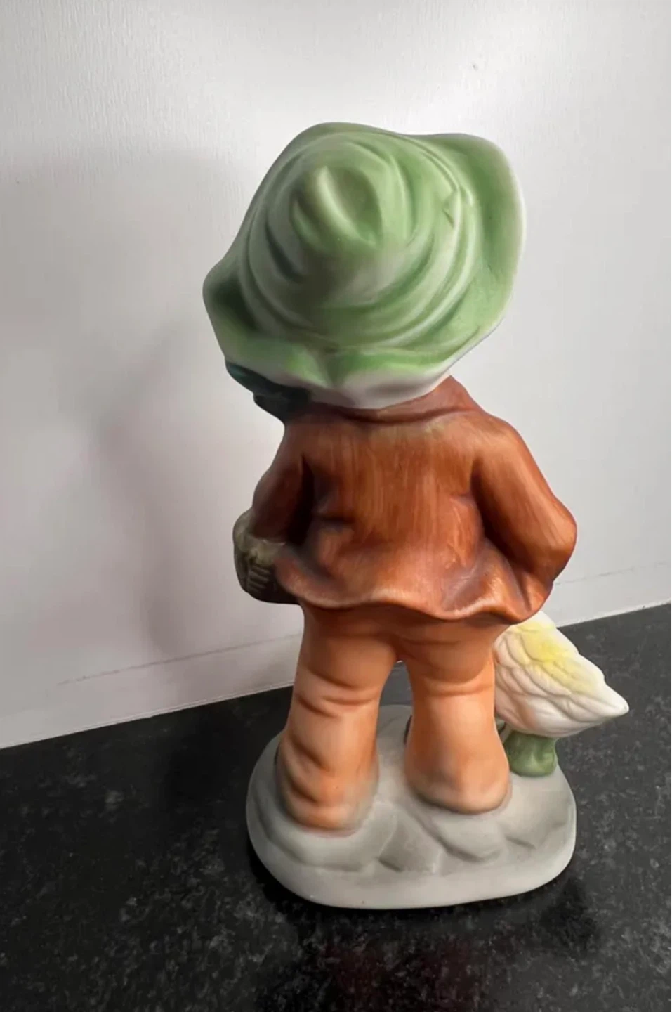 Vintage Ceramic Figurine: Boy with Goose - photo 5