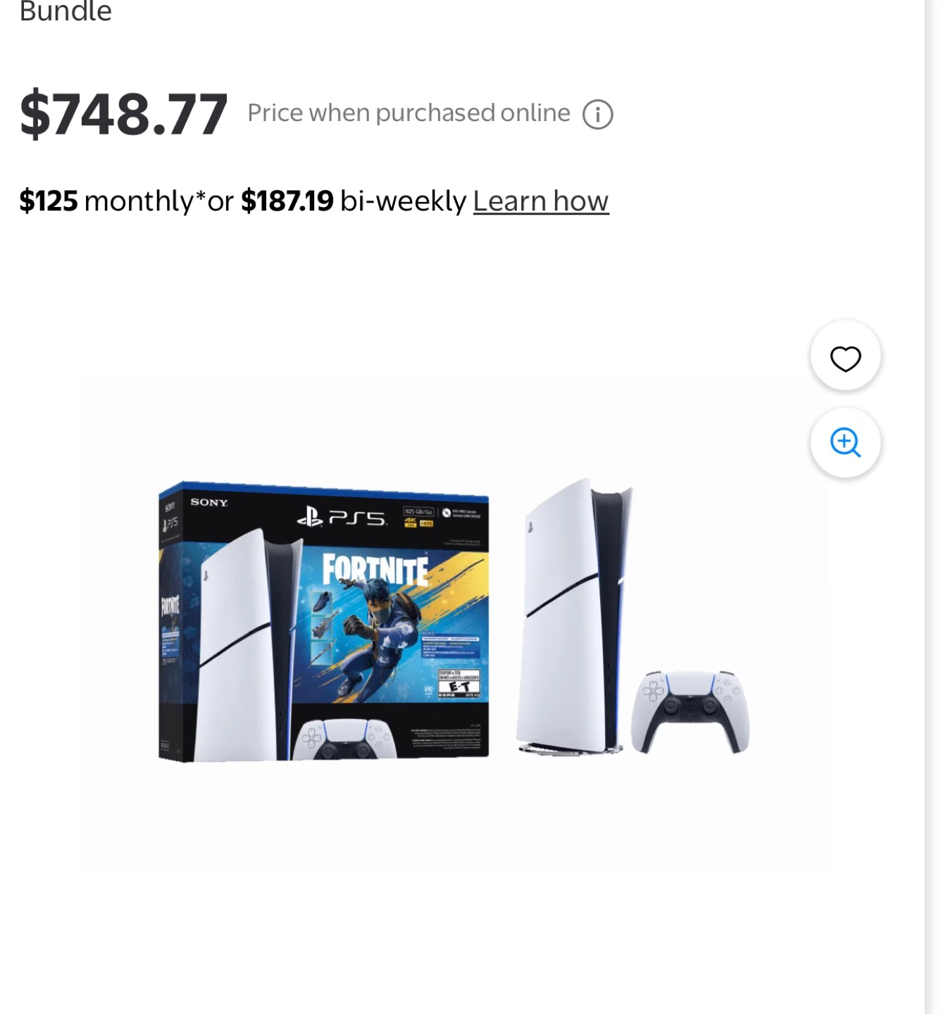 Sony PlayStation 5 Disc Console Fortnite Bundle - photo 2