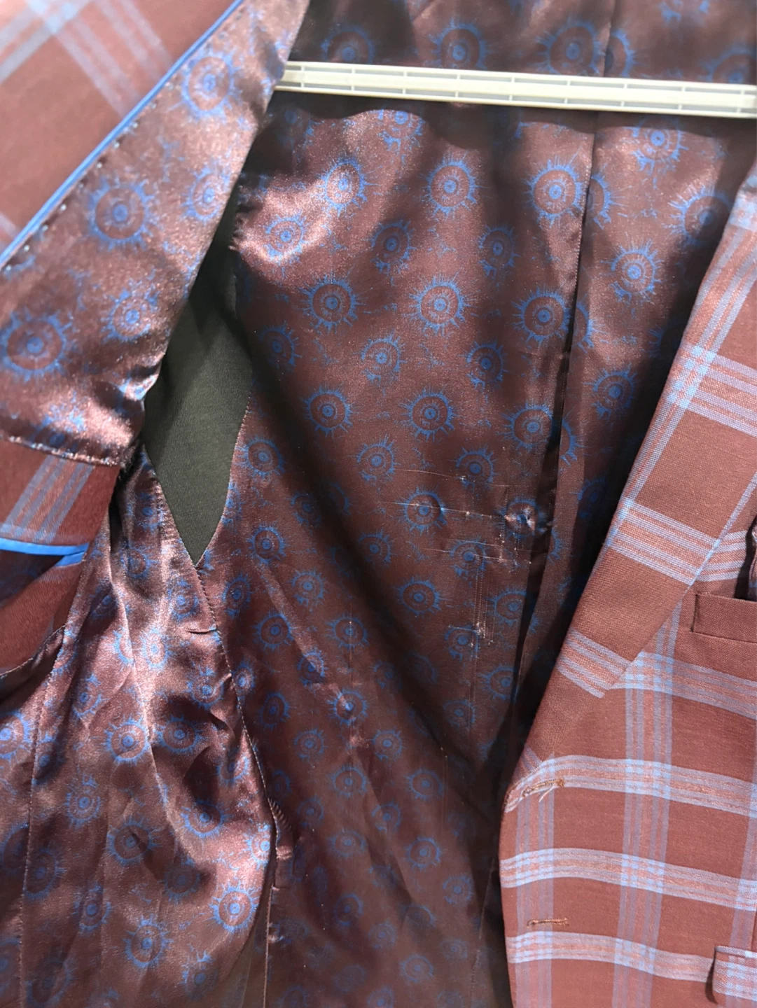 Strauss Plaid Blazer - Size 44S⚽️ - photo 3