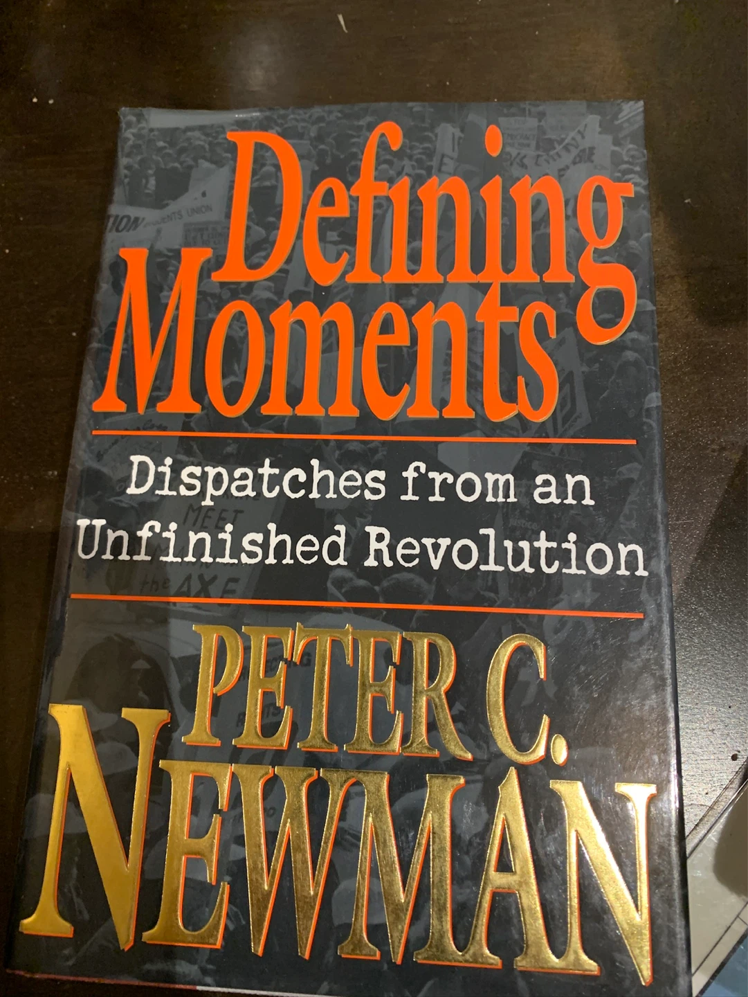 Defining Moments by Peter C. Newman Book ⚽️