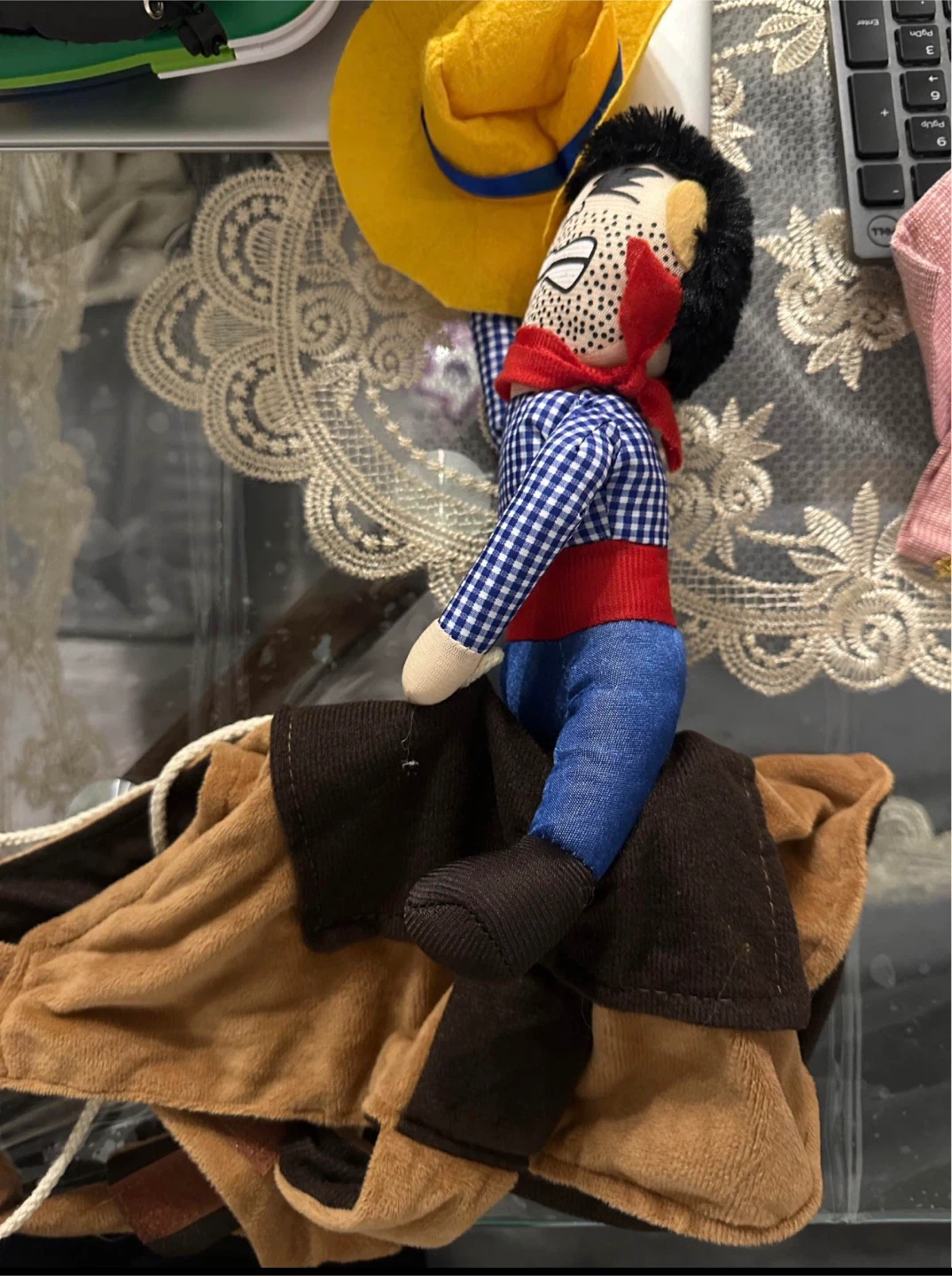 Cowboy Plush Doll with Hat and Outfit ⚽