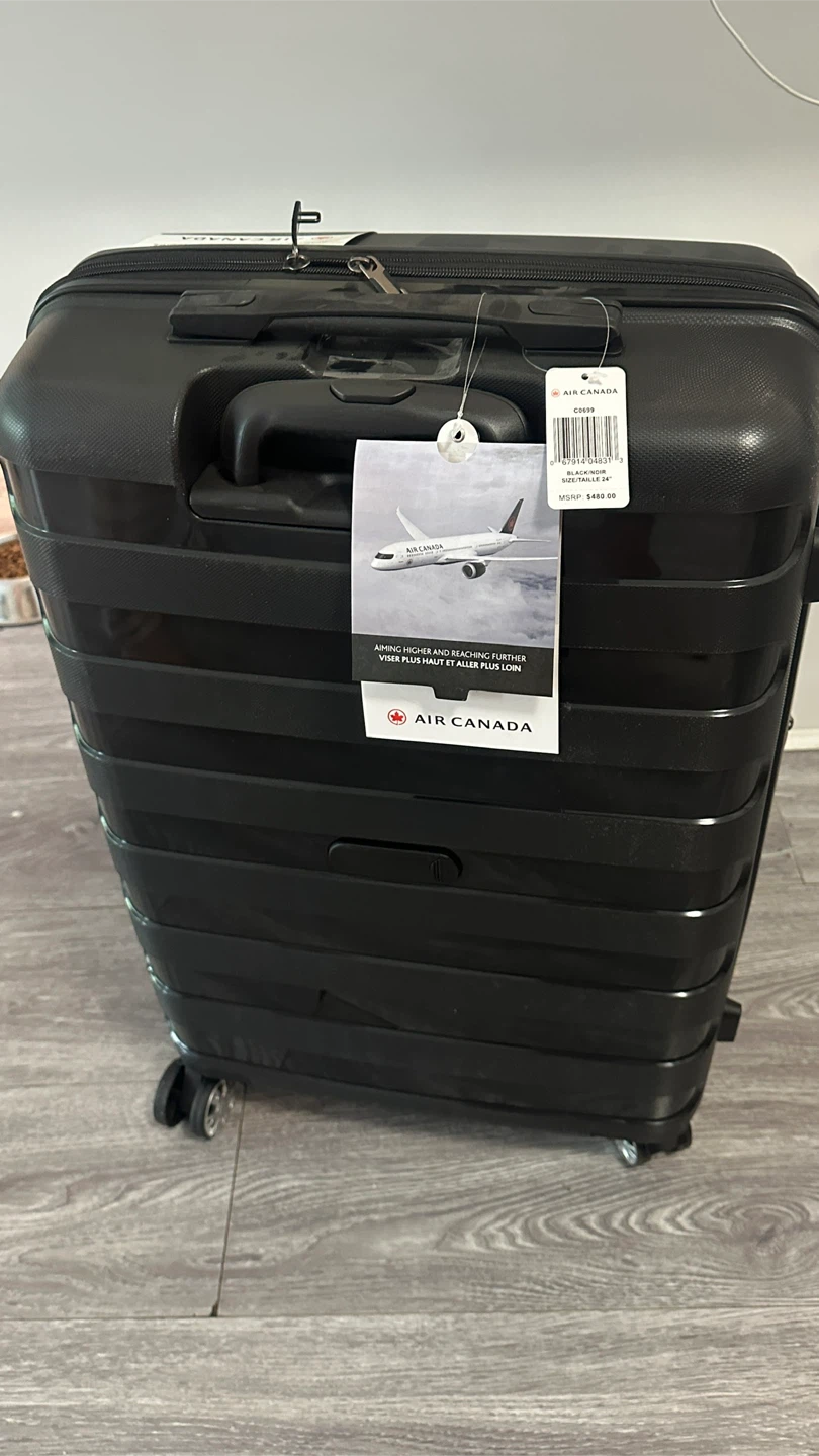 Air Canada Eerie 24" Spinner Luggage - Black ⚽ - photo 3